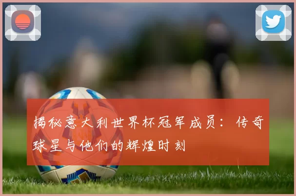 揭秘意大利世界杯冠军成员：传奇球星与他们的辉煌时刻