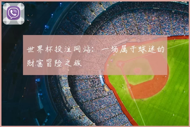 世界杯投注网站:一场属于球迷的财富冒险之旅