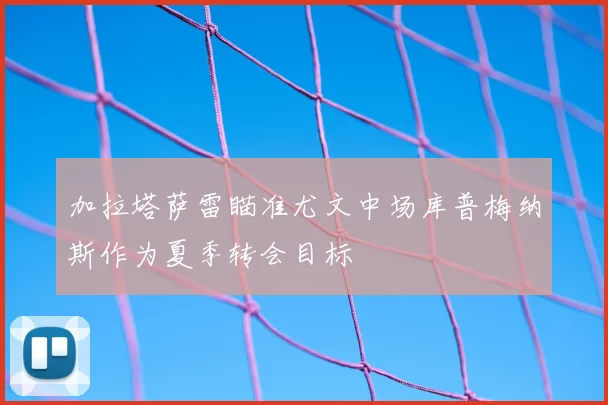 加拉塔萨雷瞄准尤文中场库普梅纳斯作为夏季转会目标
